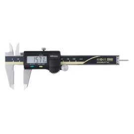 Mitutoyo 500-150-30 Digital ABS AOS Caliper, Range 0-100mm, Thumb Roller, Rod Type